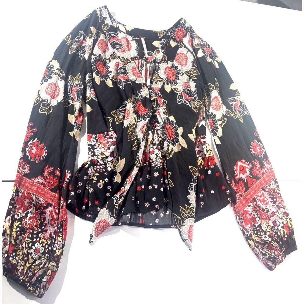 Free-people Women's Black and Red Shirt-dresses